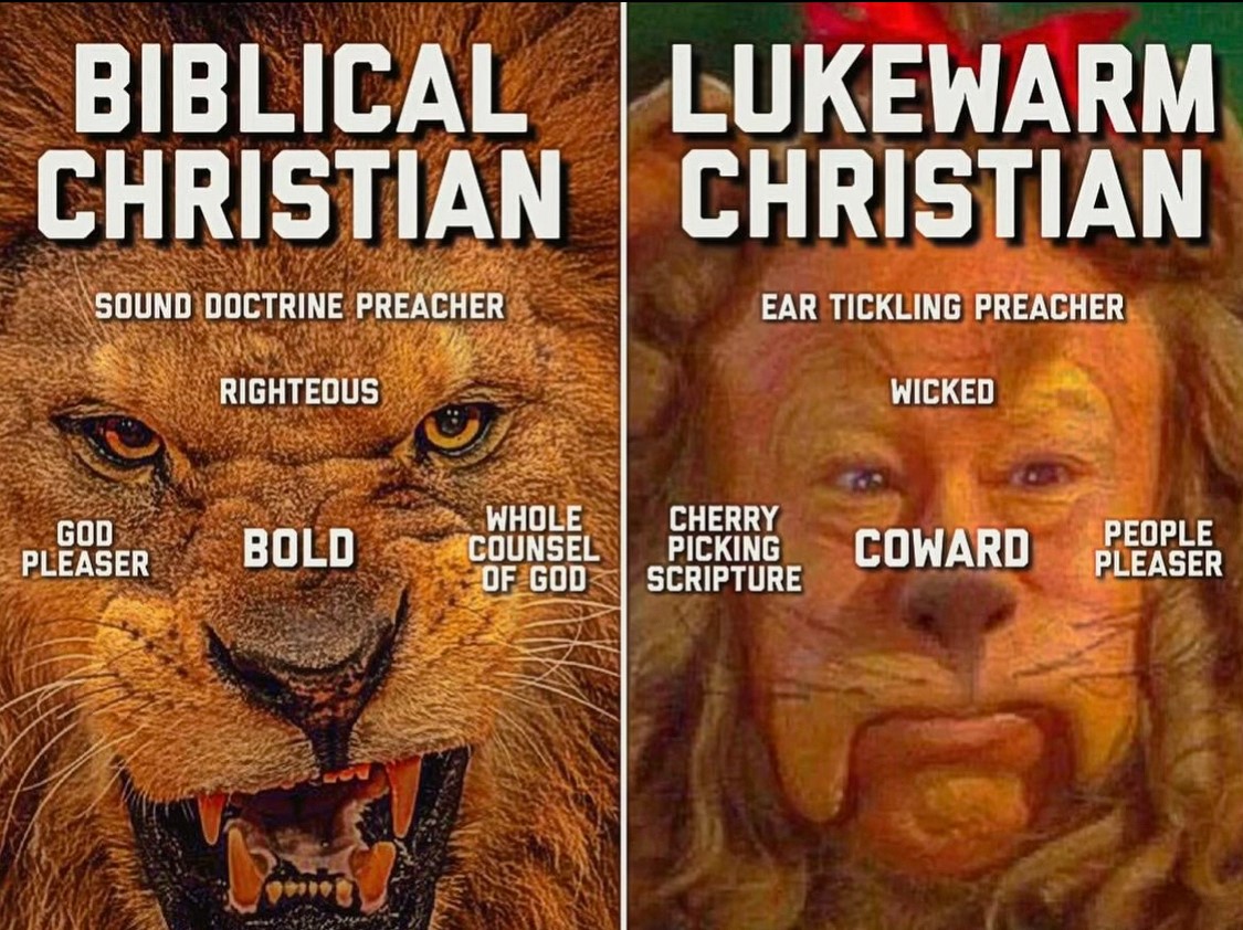 Biblical vs Lukewarm Christian